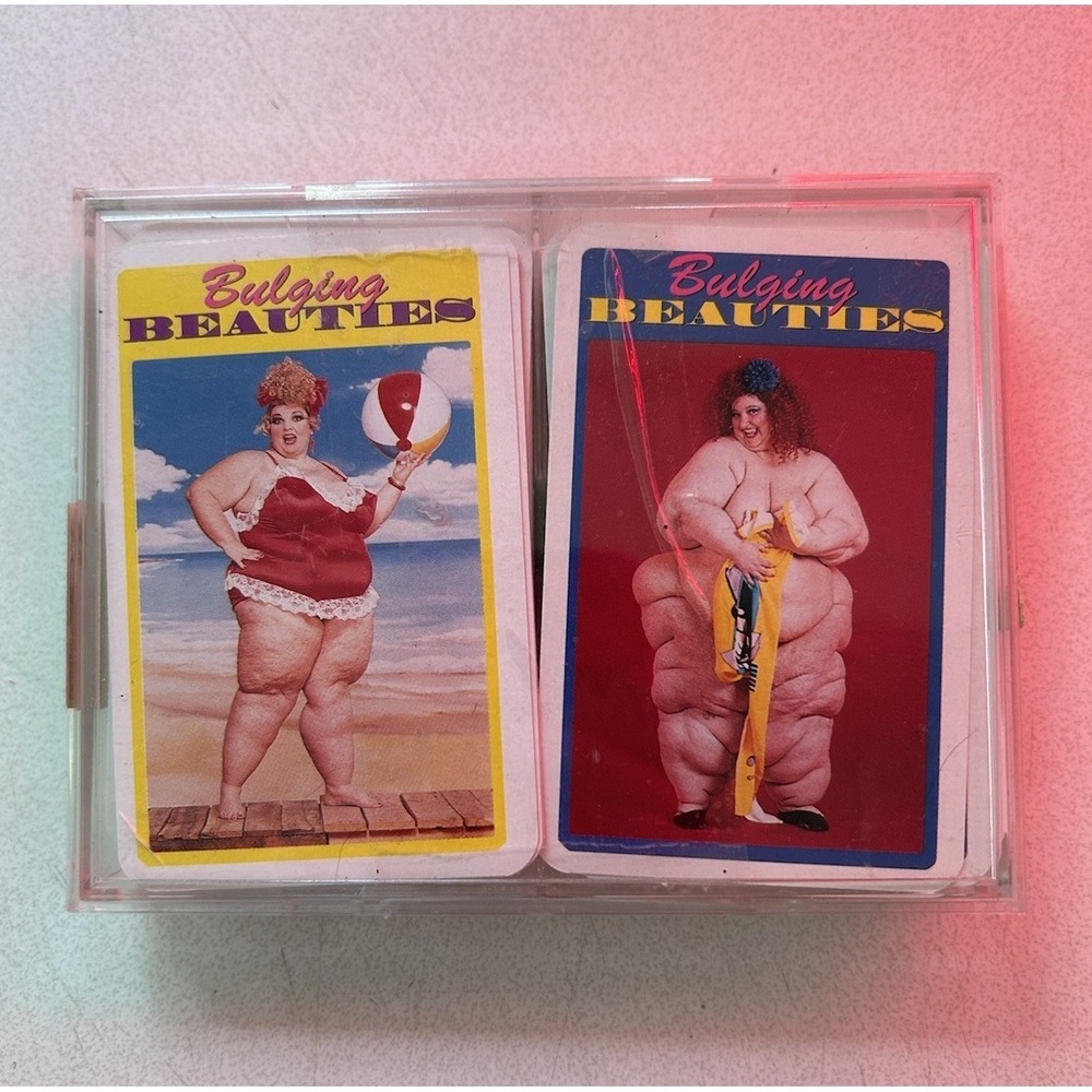 Rockshots Inc. Bulging Beauties Playing Cards 1997 Risqué Sexy Ladies Missing 1